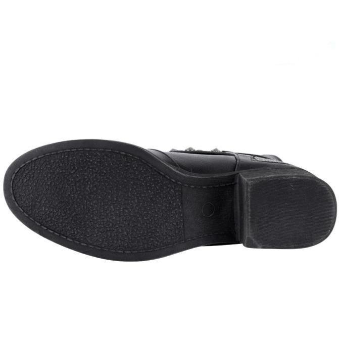 Motorcycle Boots - Women's - Studded - Zippered - Buckled - MR-BTL7001-DL - Image 3