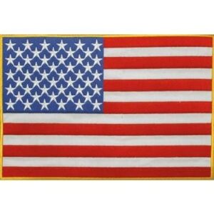 American Flag - USA Flag - Vest or Jacket Patch - PAT-B102-DL