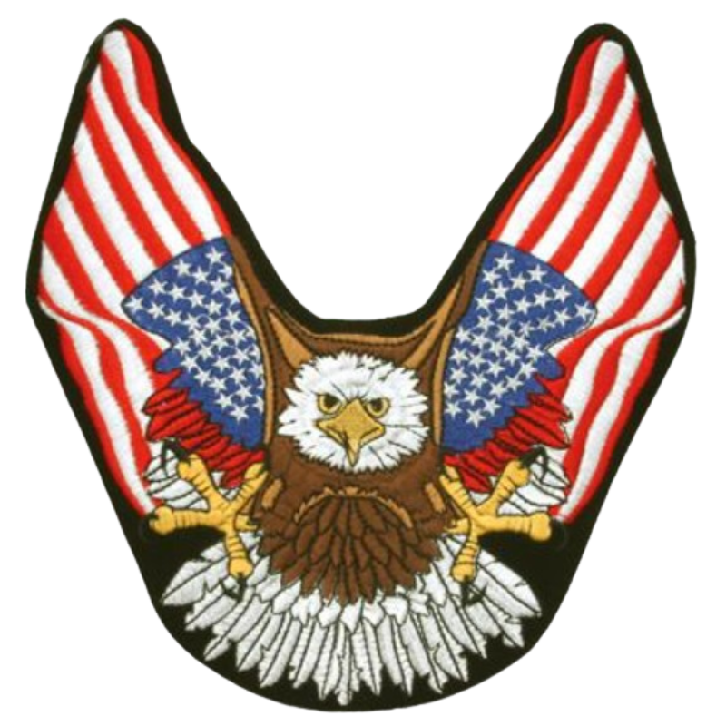 American Flag Eagle Patch for Vests