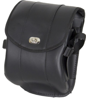 Plain PVC Motorcycle Sissy Bar Bag with Gun Holster - SKU SB86-DL