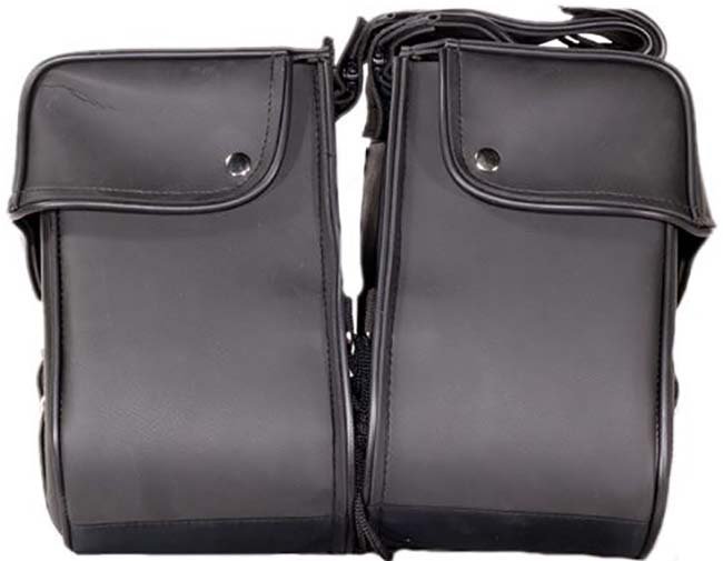 Saddlebags - PVC - Slanted - Heat Protection - Motorcycle - SD1482-PV-DL - Image 3