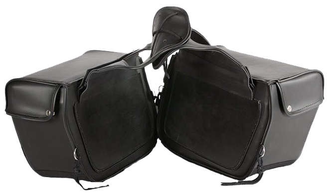 Saddlebags - Single Buckle Design - Motorcycle Luggage - SD1483-PV-DL - Image 5