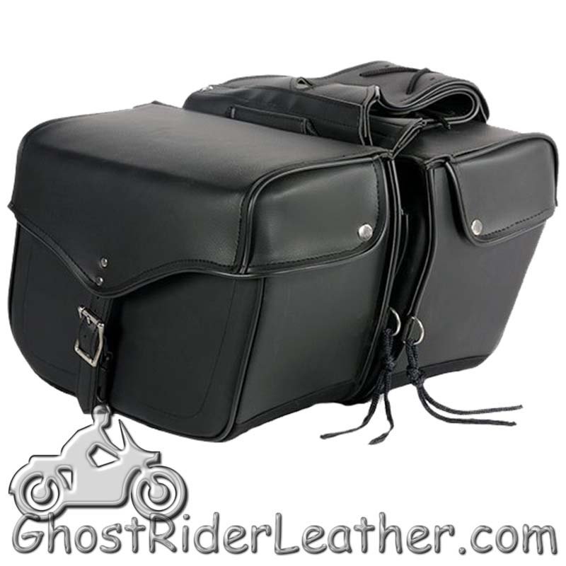 Saddlebags - Single Buckle Design - Motorcycle Luggage - SD1483-PV-DL - Image 4