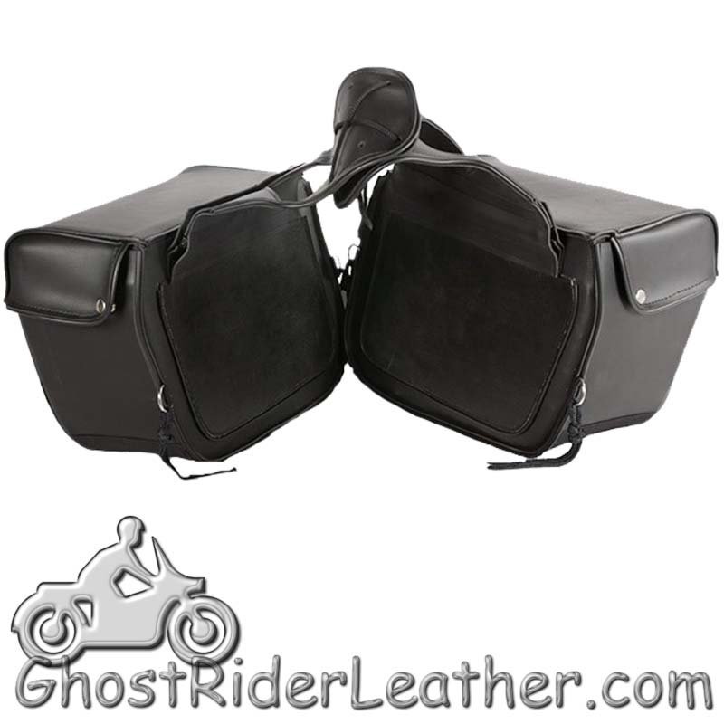 Saddlebags - Single Buckle Design - Motorcycle Luggage - SD1483-PV-DL - Image 2