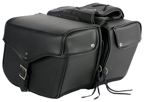 Saddlebags - Single Buckle Design - Motorcycle Luggage - SD1483-PV-DL