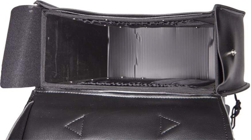 Saddlebags - Reflective Trim - Slanted - Motorcycle Luggage - SD4039-PV-DL - Image 4