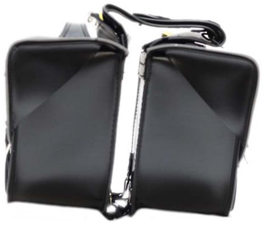 Saddlebags - Reflective Trim - Slanted - Motorcycle Luggage - SD4039-PV-DL - Image 5