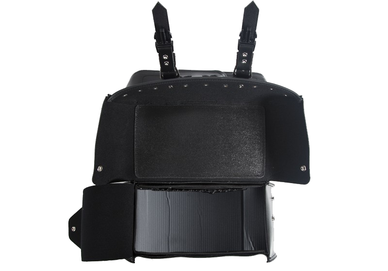Saddlebags - PVC - Black - Motorcycle Storage - SD4079-PV-DL - Image 5