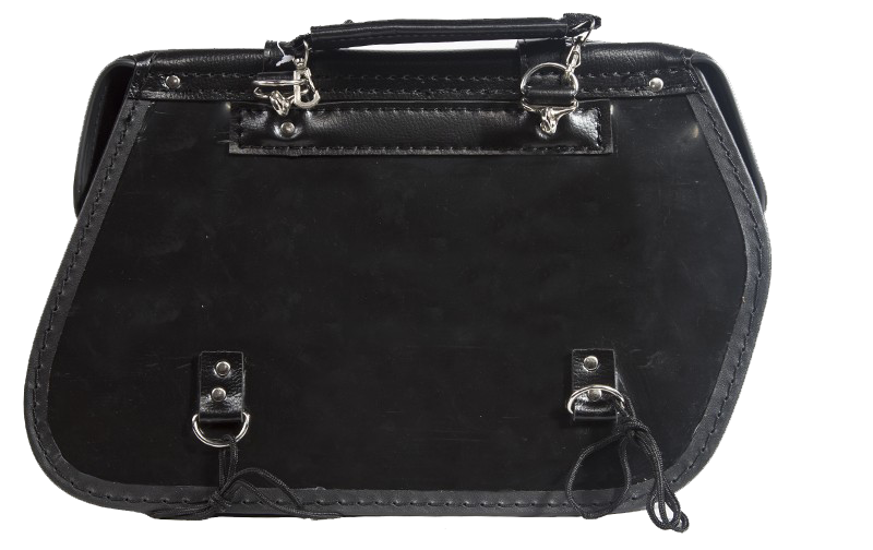 Saddlebags - PVC - Black - Motorcycle Storage - SD4079-PV-DL - Image 4