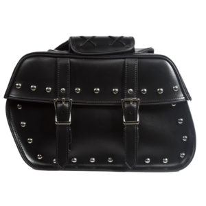 Saddlebags - PVC - Studs - Motorcycle Luggage - SD4079-STUD-PV-DL