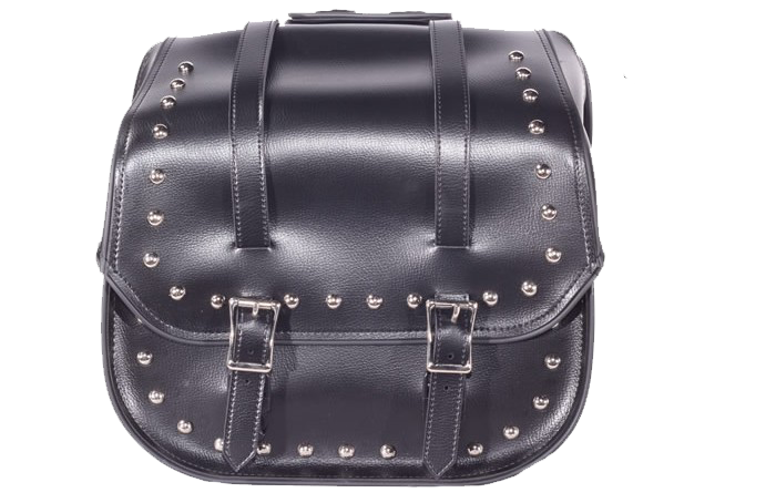 Saddlebags - PVC - Studs - Motorcycle Luggage - SD4080-PV-DL - Image 4