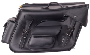 Saddlebags - PVC - Throwover - Pockets - Motorcycle - SD4085-NS-PV-DL