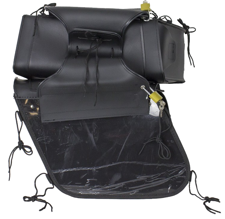Saddlebags - PVC - Gun Pockets - Motorcycle Luggage - SD4090-NS-PV-DL - Image 3