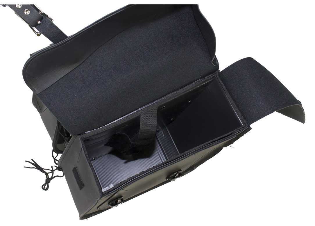 Saddlebags - PVC - Gun Pockets - Motorcycle Luggage - SD4090-NS-PV-DL - Image 4