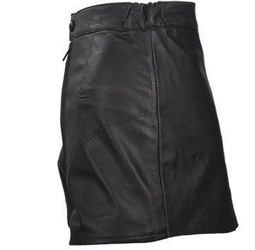 Leather Shorts Skort - Women's - Biker Chick - SK959-DL - Image 3