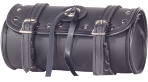 Motorcycle Tool Bag - PVC - Fork Bag - Studs and Concho - 10 or 12 Inch - TB3004-DL