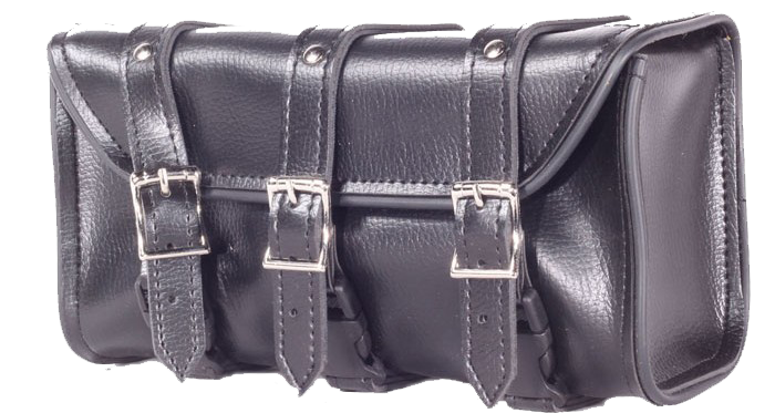 Motorcycle Tool Bag - PVC - Fork Bag with 3 Straps - 9 or 12 Inch - TB3009-DL