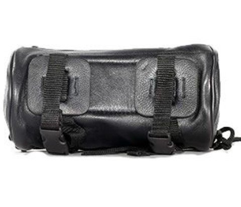 Motorcycle Tool Bag - Leather - Soft Fork Bag - Braid - TB3026-DL - Image 2