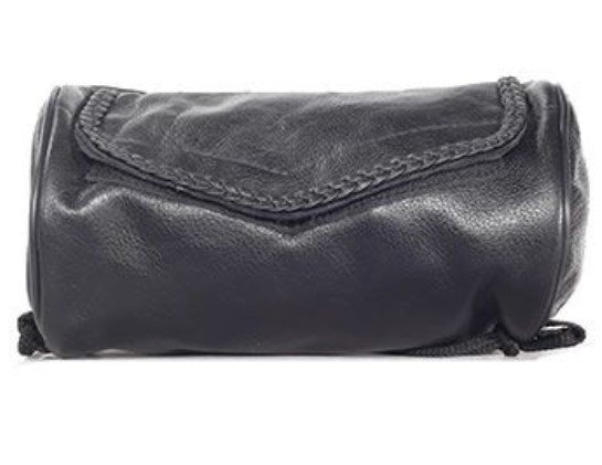 Motorcycle Tool Bag - Leather - Soft Fork Bag - Braid - TB3026-DL - Image 4
