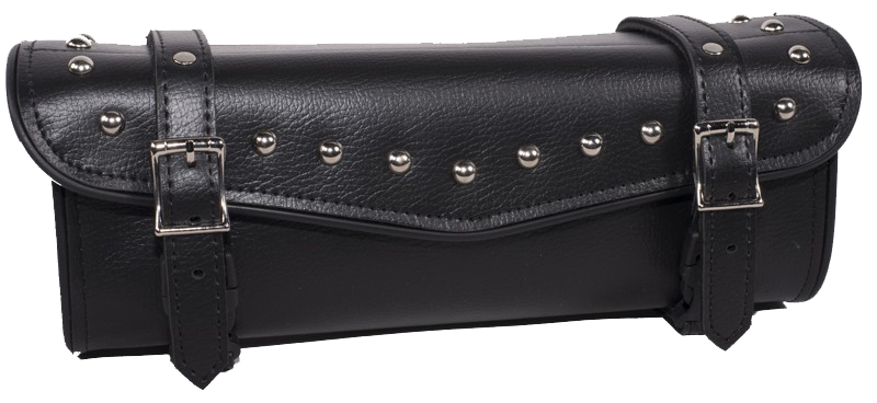 Motorcycle Tool Bag - PVC - Studded - Fork Bag - 9 Inch - TB3033-9-DL