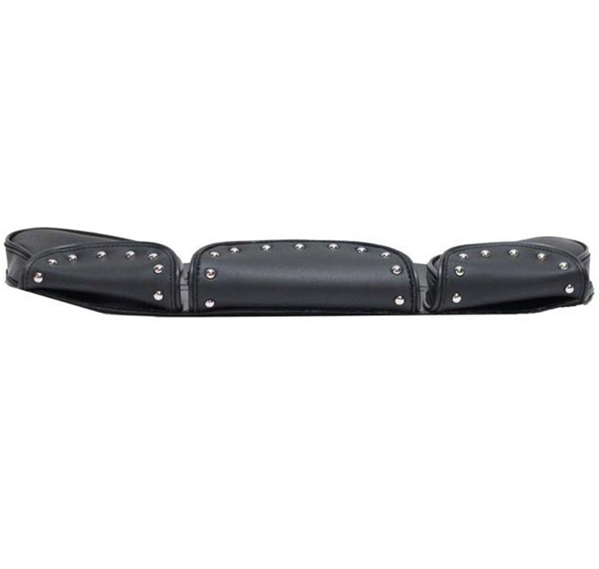 Motorcycle Windshield Bag Set - Studs - 3 Compartments - WS23-DL - Image 3