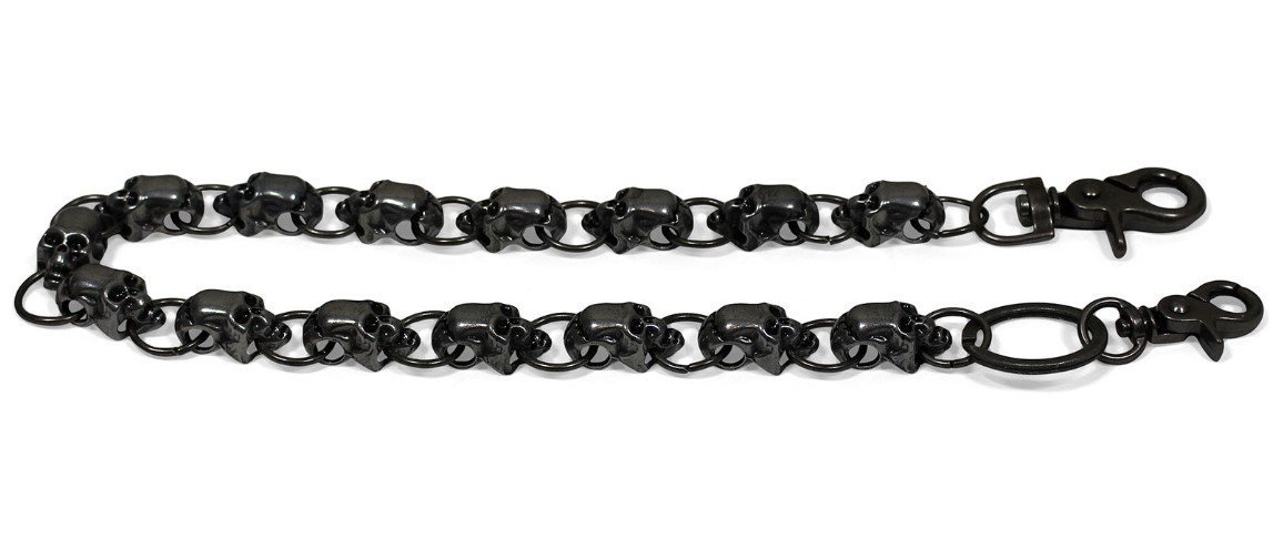 Wallet Chain - Gun Metal - Key Chain Leash - Chain Link - WTC9-GM-DL - Image 2