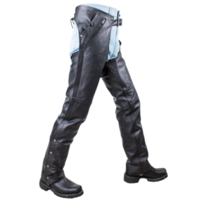 Leather Chaps - Men's or Women's - Buffalo Leather - C2334-BUFF-DL