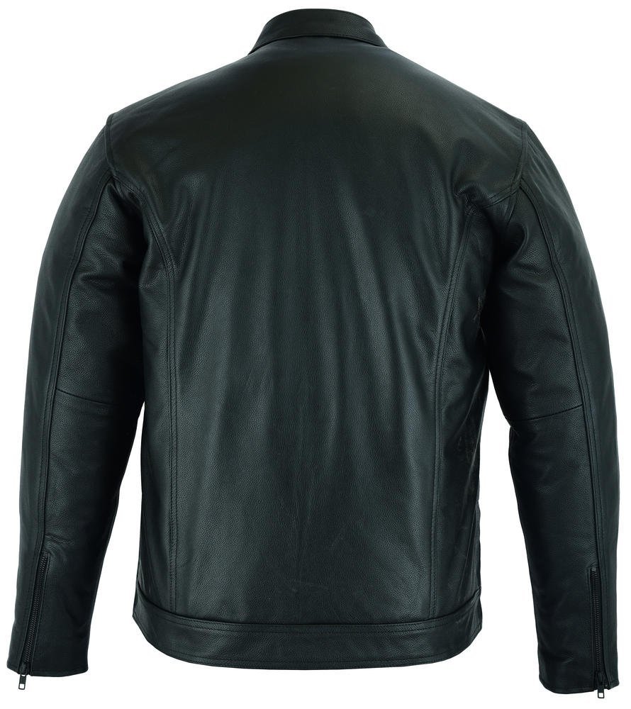 Leather Shirt - Men's - Full Cut - Up To Size 5XL - Concealed Carry Pockets - RC788-RC - Image 2