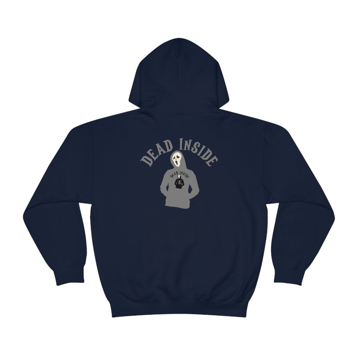 Dead Inside - Hoodie Wearing A Hoodie x4 - Unisex Heavy Blend Hooded Sweatshirt - Dark Colors - Image 20