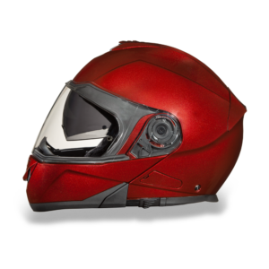 DOT Motorcycle Helmet - Black Cherry - Modular - Full Face - MG1-BC-DH