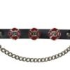 Pair of Biker Boot Chains - Fire Department - Motorcycle - BC16-DL