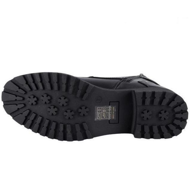 Women's Motorcycle Boots - 6 Eyes and Side Zipper - MR-BTL7000-DL