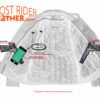Leather Motorcycle Jacket - Men's - Police Style - Big and Tall - DS712TALL-DS