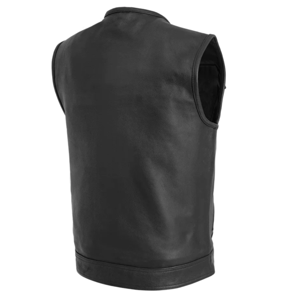 Leather Motorcycle Vest - Men's - Premium - Unbeatable - FIM676CDM-FM