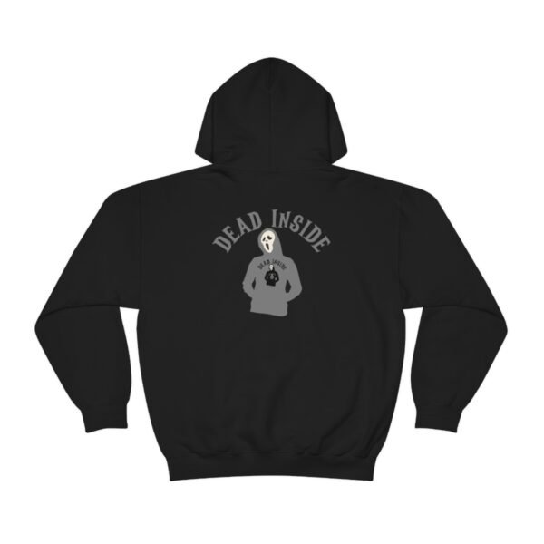 Dead Inside - Hoodie Wearing A Hoodie x4 - Unisex Heavy Blend Hooded Sweatshirt - Dark Colors