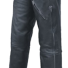 Mens Motorcycle Leather Chaps Hook To Your Belt - SKU AL2419-AL