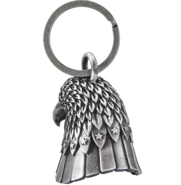 Motorcycle Ride Bell - 3D - Eagle - Stars - Spirit Bell - Gremlin - DBL32-L-DL