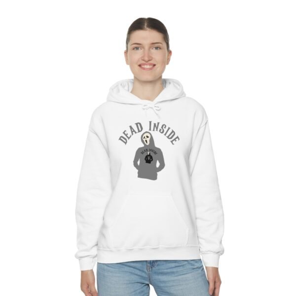 Dead Inside - Hoodie Wearing A Hoodie x4 - Unisex Heavy Blend Hooded Sweatshirt - Dark Colors
