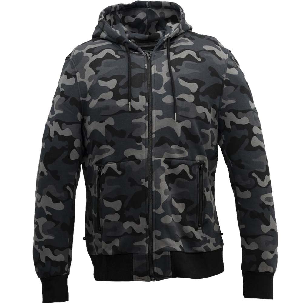 Hoodie Jacket - Men's - Zipper - Choice of Blue Camo or Green Camo - FIM481H-FM