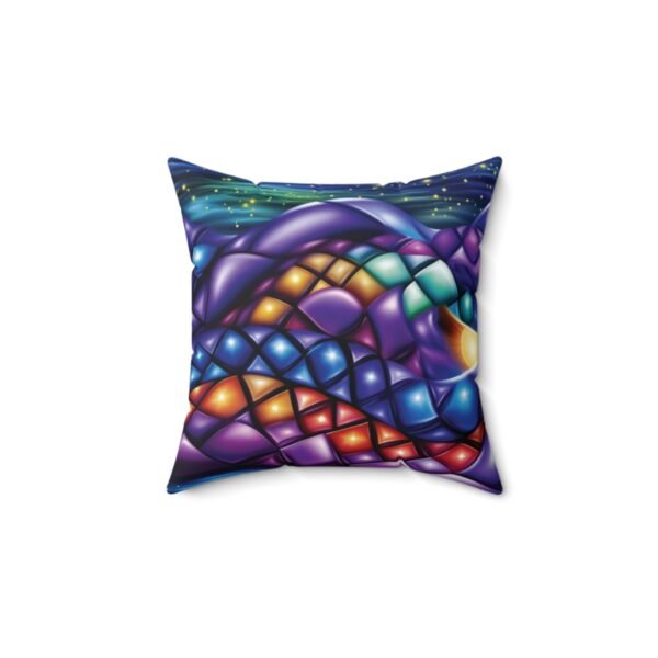Diamond Abstracts - Multi Colors - Faux Suede Square Pillow