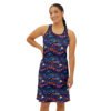 Diamond Abstract - Small Print - Multi Colors - Women's Racerback Dress (AOP)