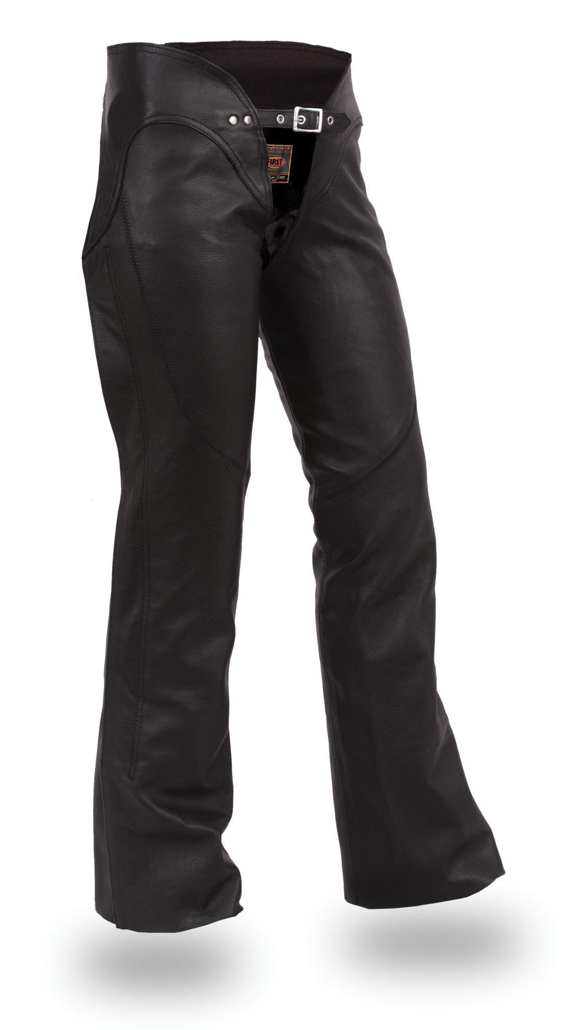 Best Leather Motorcycle Riding Chaps - Women's - Sissy - FIL745CSL-FM