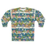 Houses by the Bay - Panama City Beach - Beautiful Water Views - Multiple Colors - Unisex Sweatshirt (AOP)