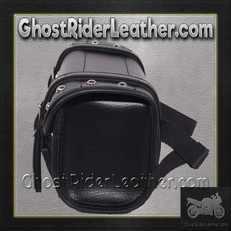 Motorcycle Tool Bag - PVC - Studded - Fork Bag - 9 or 10 Inch - TB3033-9-10-DL