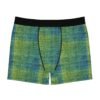 Burlap Texture - Blue to Green Gradient - Men's Boxer Briefs (AOP)