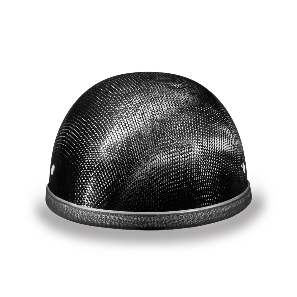 Novelty Motorcycle Helmet - Real Carbon Fiber - Eagle Shorty - 2002G-DH