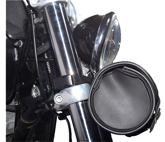 Round 10 Inch OR 12 Inch Motorcycle Tool Fork Bag - SKU TB3007-DL