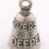 Scuba Diver - Pewter - Motorcycle Guardian Bell® - Made In USA - SKU GB-SCUBA-DIVER-DS