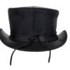 Deadman Top Hat - Men's - Black Leather - HAT1-11-DL