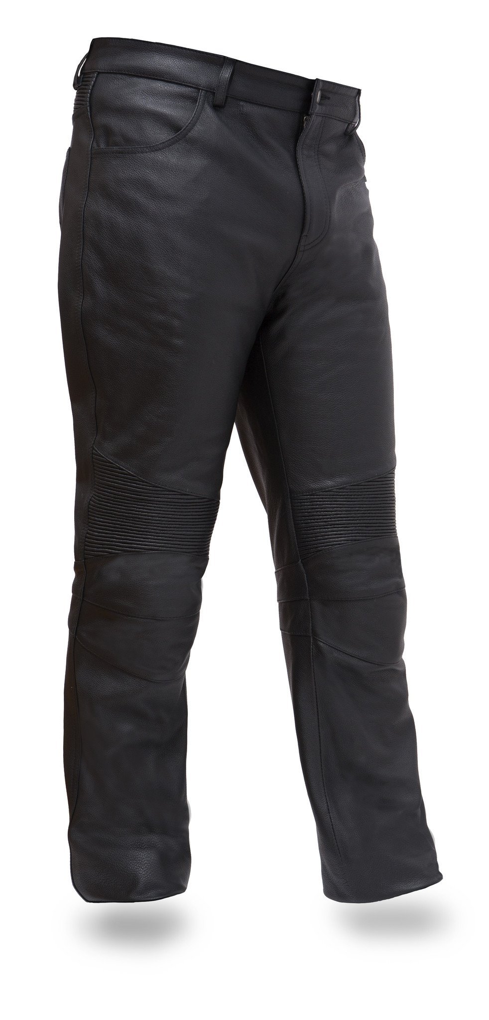 Leather Pants - Men's - Jean Style - Motorcycle - FIM834CSL-FM